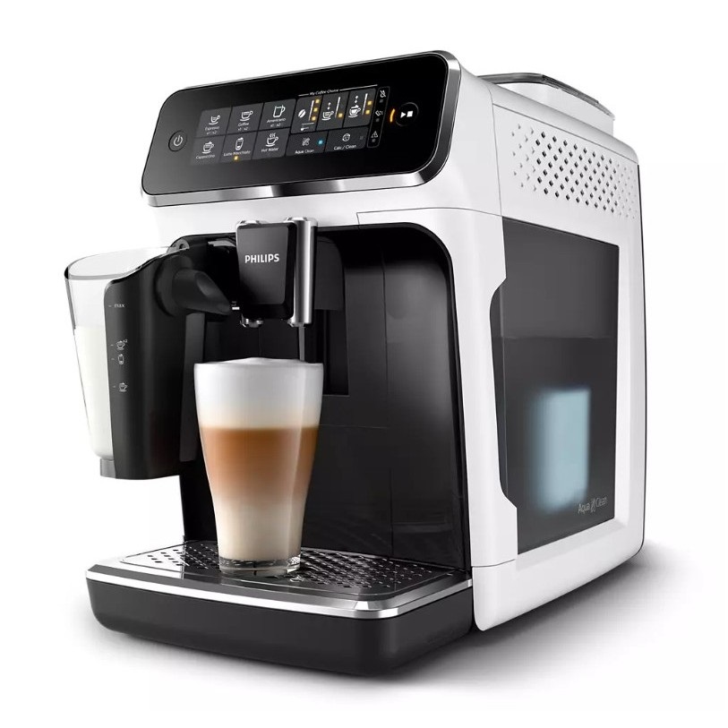 philips 3200 series fully automatic espresso machine with lattego & iced coffee