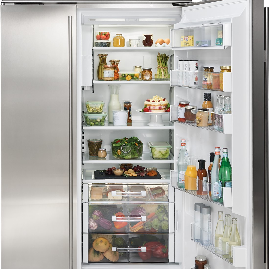 side by side refrigerator without water dispenser