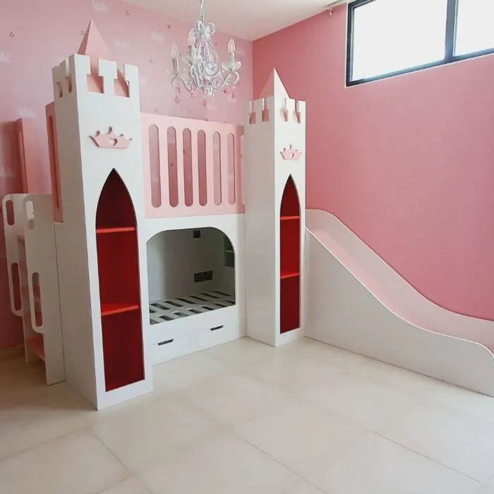 princess bed with slide