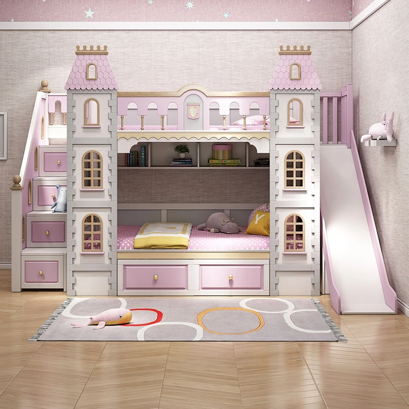 princess bed with slide