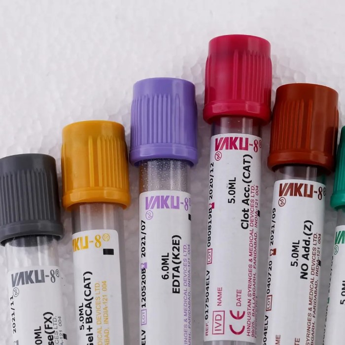 cbc blood test color tube