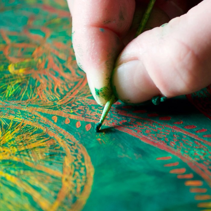sgraffito technique