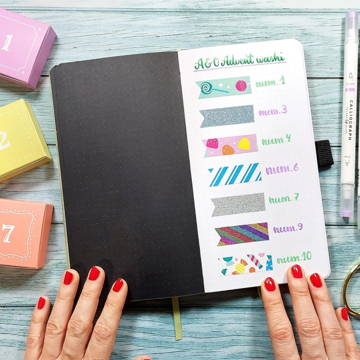 how to use washi tape