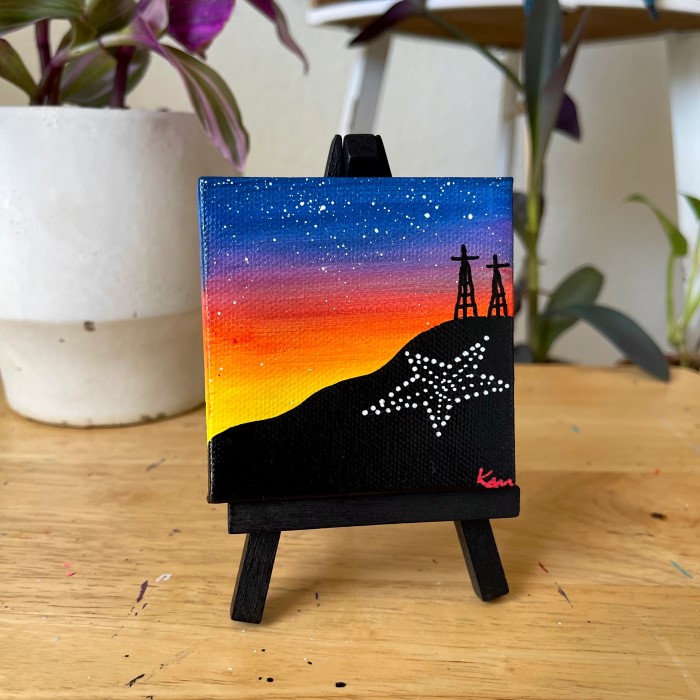 mini canvas ideas