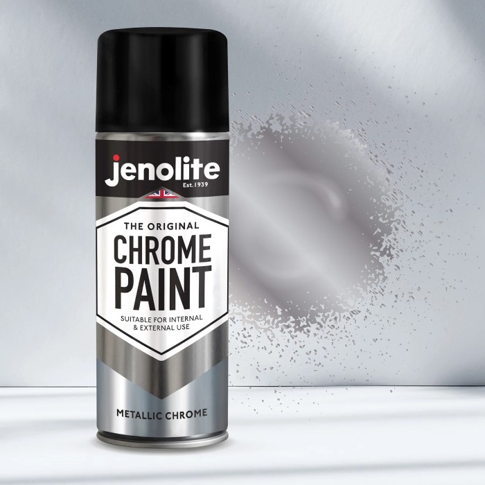 can i spray paint chrome