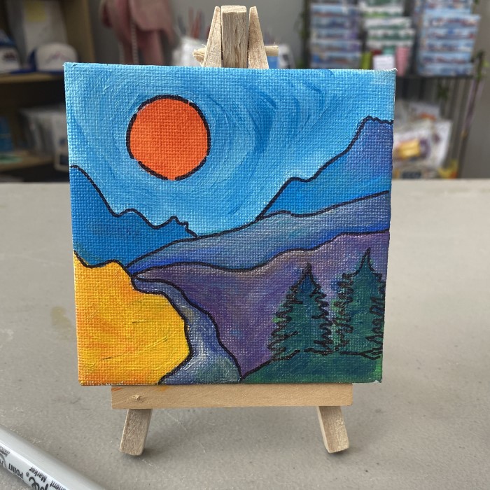 mini canvas ideas