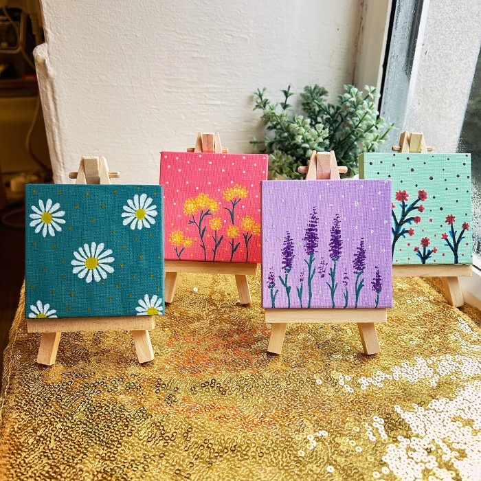 mini canvas ideas