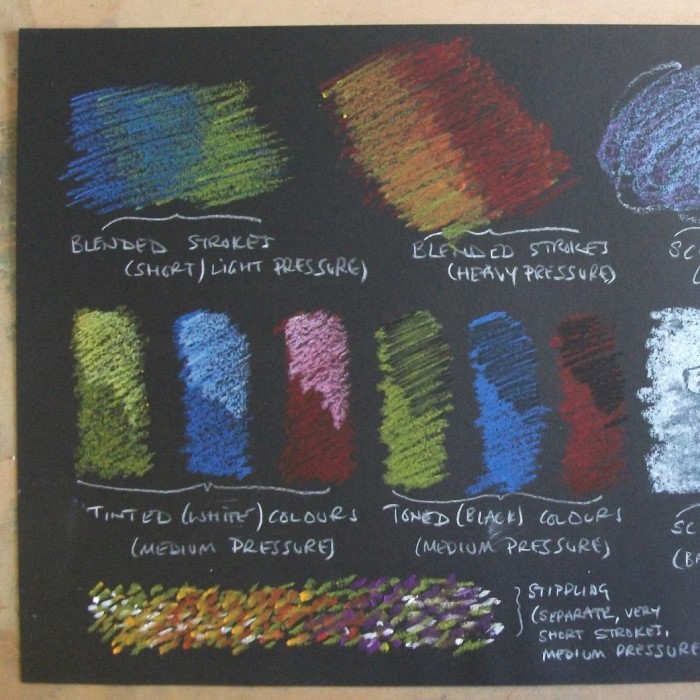 oil pastel techniques