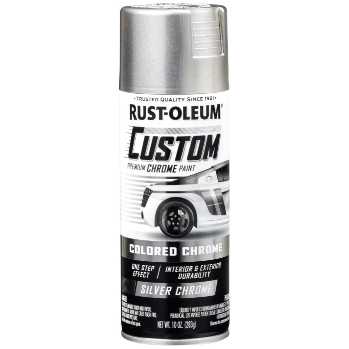 can i spray paint chrome