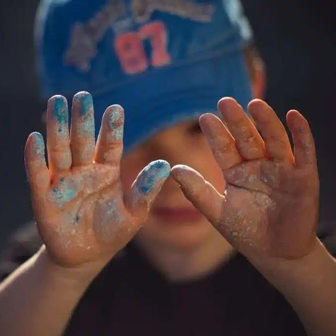 kid ate chalk