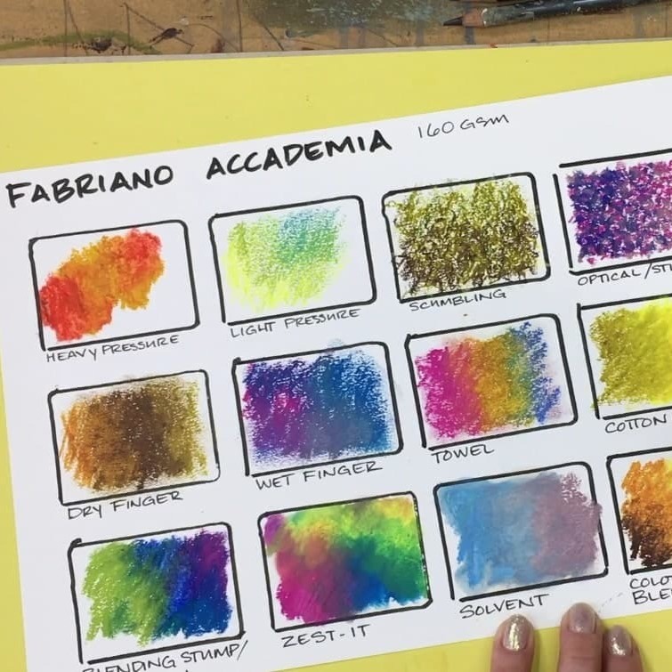 oil pastel techniques
