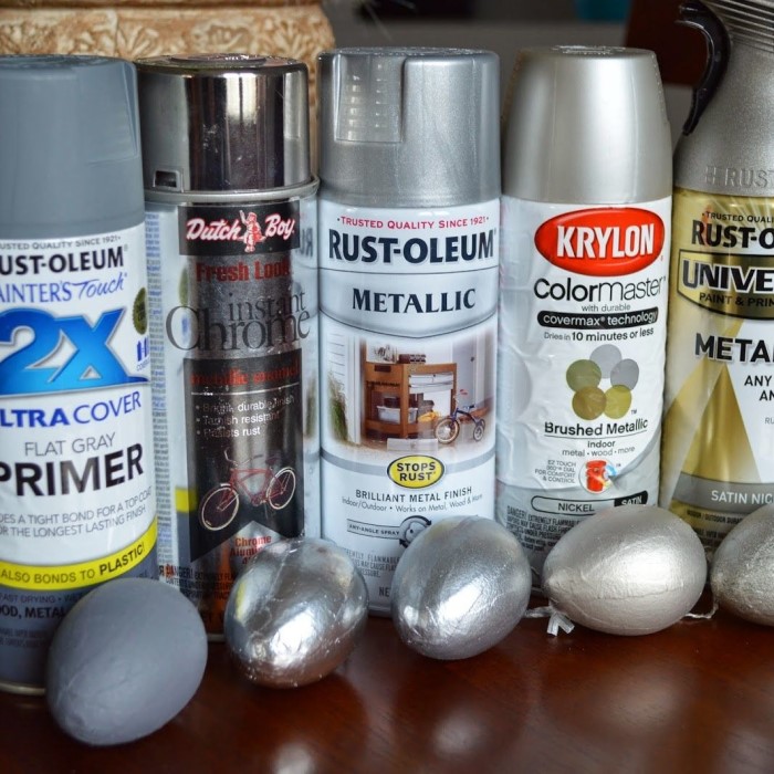 can i spray paint chrome