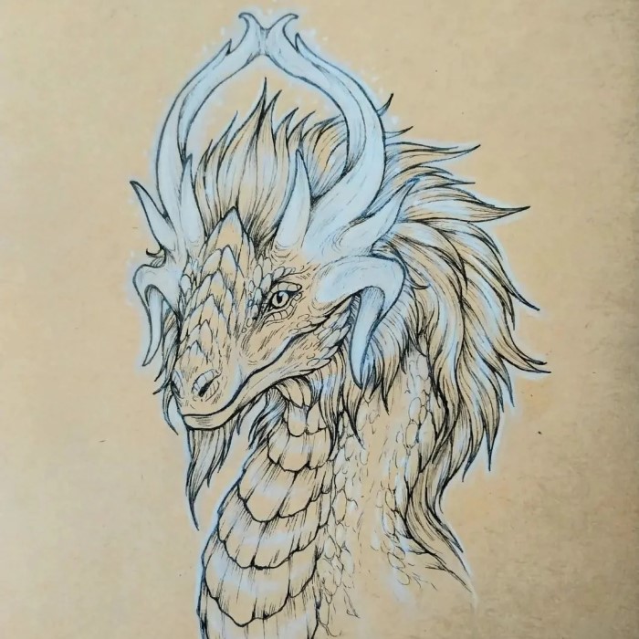 drawing paper dragon ideas