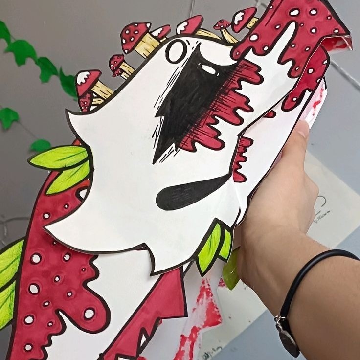 drawing paper dragon ideas